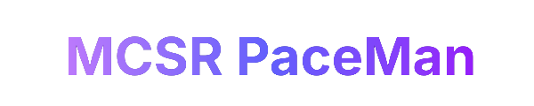 MCSR PaceMan Icon